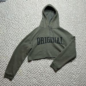 Crop top hoodie